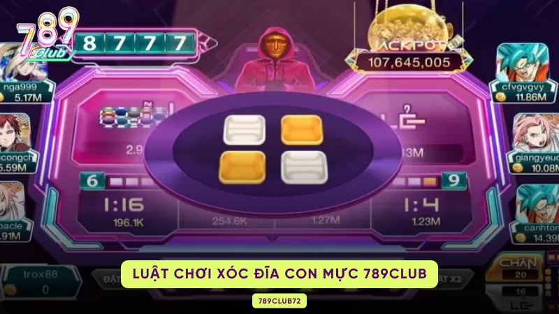 luật chơi xóc đĩa con mực